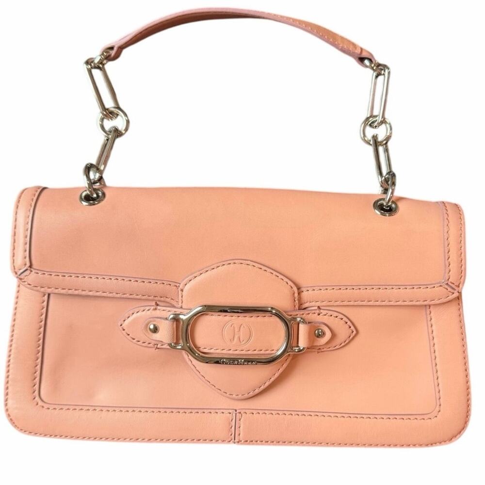 Cole Haan Women’s Pink Classic Leather Shoulder Bag